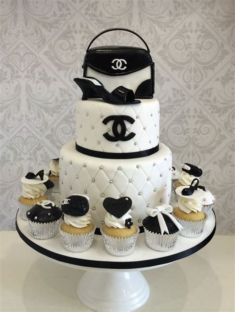 chanel cupcake cake|chanel birthday cake images.